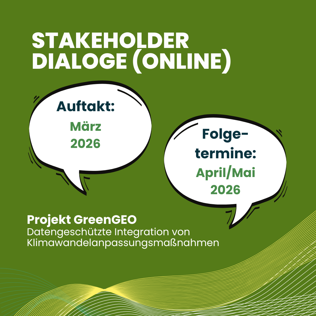 GreenGEO Stakeholder:innen Gespräche 2026